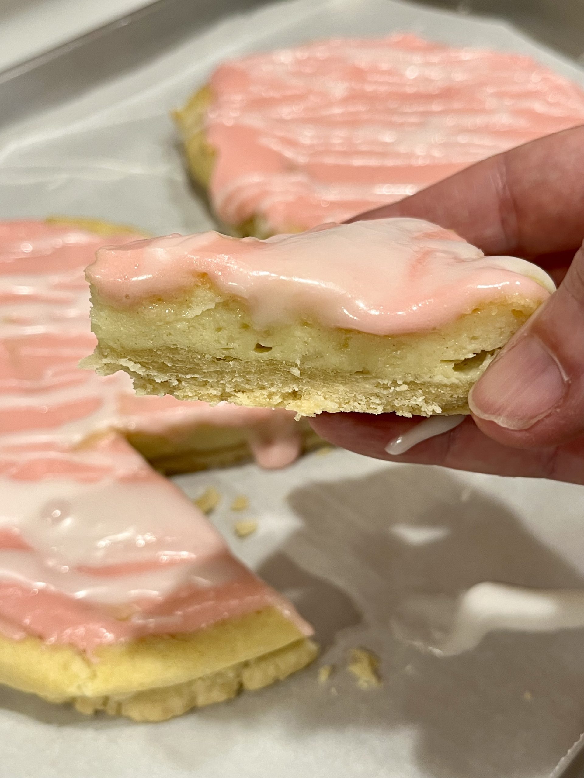 Slice of Danish Puff Pastry